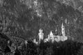 famous and amazing Neuschwanstein Castle, FÃ¼ssen, Bavaria, Germany Royalty Free Stock Photo