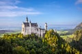 famous and amazing Neuschwanstein Castle, FÃ¼ssen, Bavaria, Germany, Royalty Free Stock Photo