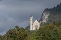 famous and amazing Neuschwanstein Castle, FÃ¼ssen, Bavaria, Germany, Royalty Free Stock Photo