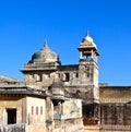 Famous Amber Fort in Jaipur Royalty Free Stock Photo