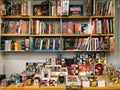 Famous American Comic Magazines For Sale In Local Bookstore Royalty Free Stock Photo