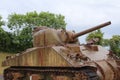 The American WW2 Sherman tank Royalty Free Stock Photo