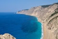 Famous Amos beach at Kefalonia Greece Royalty Free Stock Photo