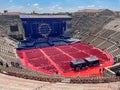 Amphitheatre at Verona, Italy ready for a concert