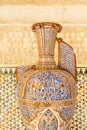 Famous amphora in Alhambra palace Royalty Free Stock Photo