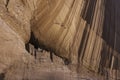 Anasazi cave dwelling in the Canyon de Chelly, Arizona - horizon Royalty Free Stock Photo