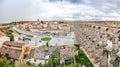 Famous ancient aqueduct in Segovia, Castilla y Leon, Spain Royalty Free Stock Photo