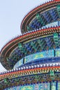 Famous ancient architecture of the temple of heaven in Beijing, China Royalty Free Stock Photo