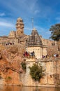 Famous ancient Chittorgarh Fort in Rajasthan state of India
