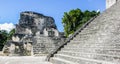 Famous ancient Mayan temples in Tikal National Park, Guatemala, Central America Royalty Free Stock Photo