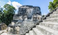 Famous ancient Mayan temples in Tikal National Park, Guatemala, Central America Royalty Free Stock Photo