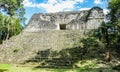 Famous ancient Mayan temples in Tikal National Park, Guatemala, Central America Royalty Free Stock Photo