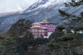 Famous Tengboche Buddhist monastery in Sagarmatha, Nepal Royalty Free Stock Photo