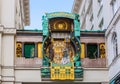 Ankeruhr Clock in Hoher Markt - Vienna Austria