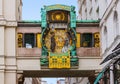 Ankeruhr Clock in Hoher Markt - Vienna Austria Royalty Free Stock Photo
