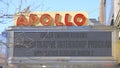 Famous Apollo Theater in Harlem,New York - NEW YORK CITY, USA - FEBRUARY 14, 2023 Royalty Free Stock Photo