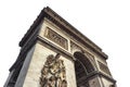 Famous `Arc de triomphe` french monument, Paris, France