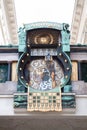 Famous astronomical clock in Vienna Royalty Free Stock Photo
