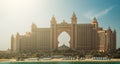 Famous Atlantis Hotel On Jumeirah Palm Island In Dubai, United Arab Emirates Royalty Free Stock Photo