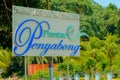 Famous attraction in Tanjung Penyabong, Mersing, Johor, Malaysia. Royalty Free Stock Photo