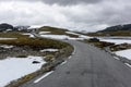 Famous Aurlandsvegen mountain road