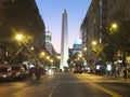Famous Avenue in Buenos Aires
