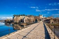 Famous Avignon Bridge also called Pont Saint-Benezet at Avignon Royalty Free Stock Photo