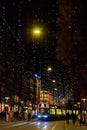 Famous Bahnhofstrasse street decorated for Christmas in Zurich, Switzerland