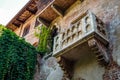 The famous balcony of Romeo and Juliet in Verona Royalty Free Stock Photo