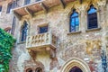 The famous balcony of Romeo and Juliet in Verona, Italy Royalty Free Stock Photo