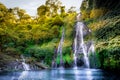 Banyumala twin waterfalls in Bali, Indonesia, Asia