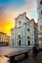 Famous basilica in Florence