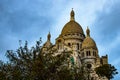 The famous basilica Sacre Coeur, Paris, France Royalty Free Stock Photo