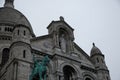 Famous Basilica of Sacred Heart Sacre Coeur. Montmartre. Paris. France Royalty Free Stock Photo