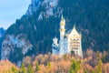 Famous bavaria landmark Neuschwanstein Castle in Germany