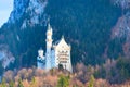 Famous bavaria landmark Neuschwanstein Castle in Germany