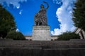 Famous Bavaria monument on the site of Theresienwiese Oktoberfest