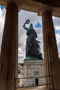 Famous Bavaria monument on the site of Theresienwiese Oktoberfest