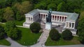 Famous Bavaria statue in the city of Munich