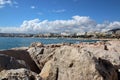 Famous bay of cannes in France Royalty Free Stock Photo