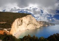 Famous beach,Porto Katsiki,Lefkas, Greece Royalty Free Stock Photo