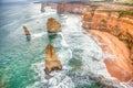 Famous beautiful 12 apostles in Australia