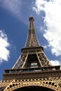 Famous and beautiful Eiffel tower Royalty Free Stock Photo
