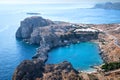 Famous lindos island in Dodecanese