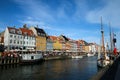 The famous beautiful Nyhavn harbor