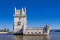 The famous Belem Tower in Lisbon, Portugal. Royalty Free Stock Photo