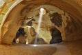 Famous belfry Beit Guvrin caves in Israel