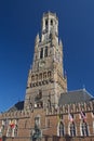 Famous Belfry of Bruges (Belgium)