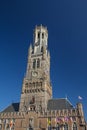 Famous Belfry of Bruges (Belgium)