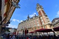 Famous belfry tower of Chamber of Commerce and Industry building in Lille